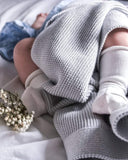 Cotton Blanket Light Grey - MyLullaby