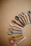 Mushie Fork and Spoon Set (Blush)