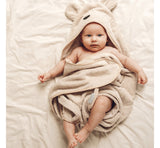 BabySteps Hooded Bamboo Towel (Beige)