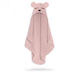 BabySteps Hooded Bamboo Towel (Dusty Pink)