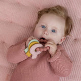 Little Dutch Silicone Teething Toy Keychain - Pink