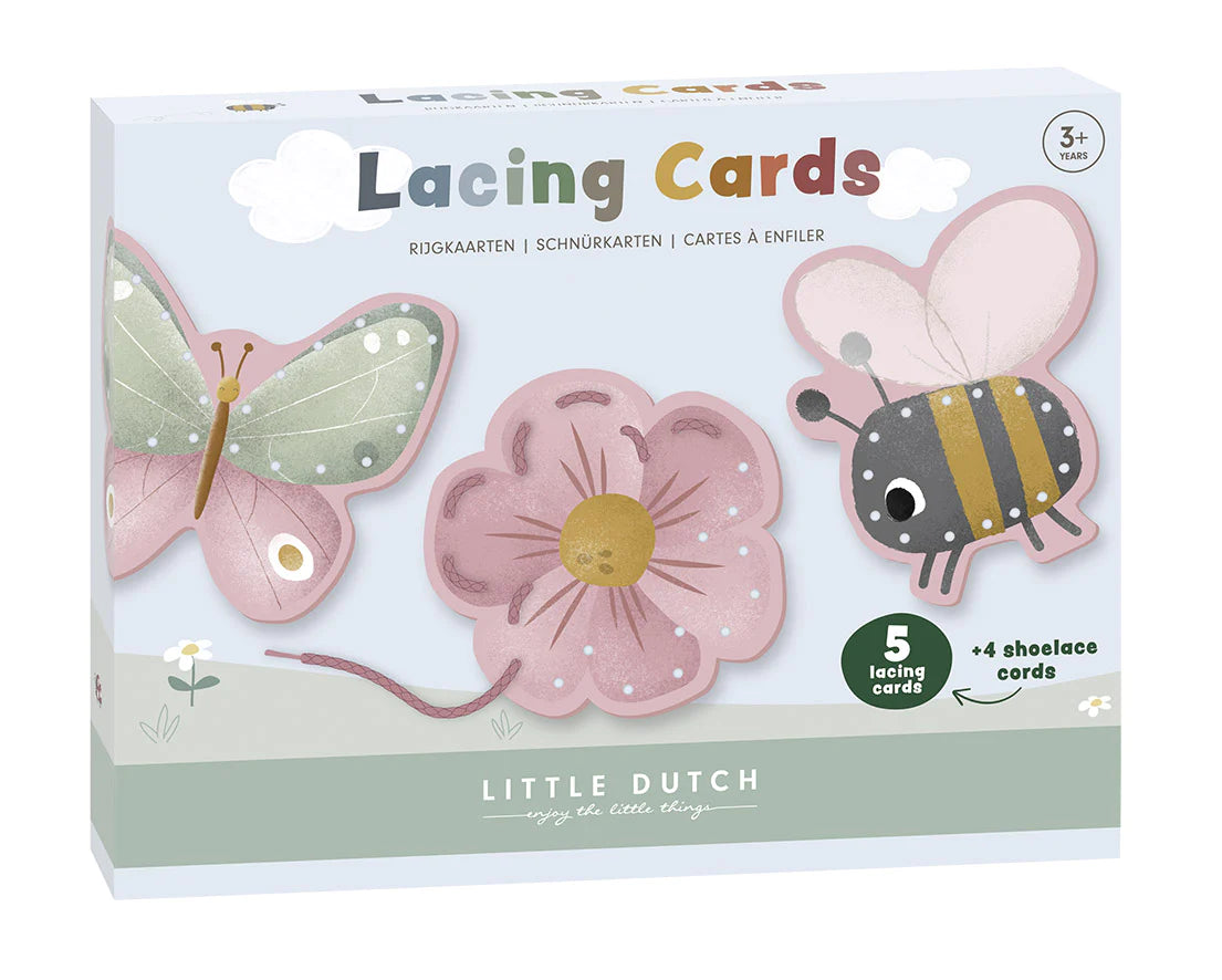 Little Dutch Lacing Cards (Flowers & Butterflies)