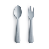 Mushie Fork and Spoon Set (Cloud)