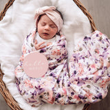 Snuggle Hunny Kids Reversible Baby Milestone Cards (Blushing Beauty & Musk Pink)