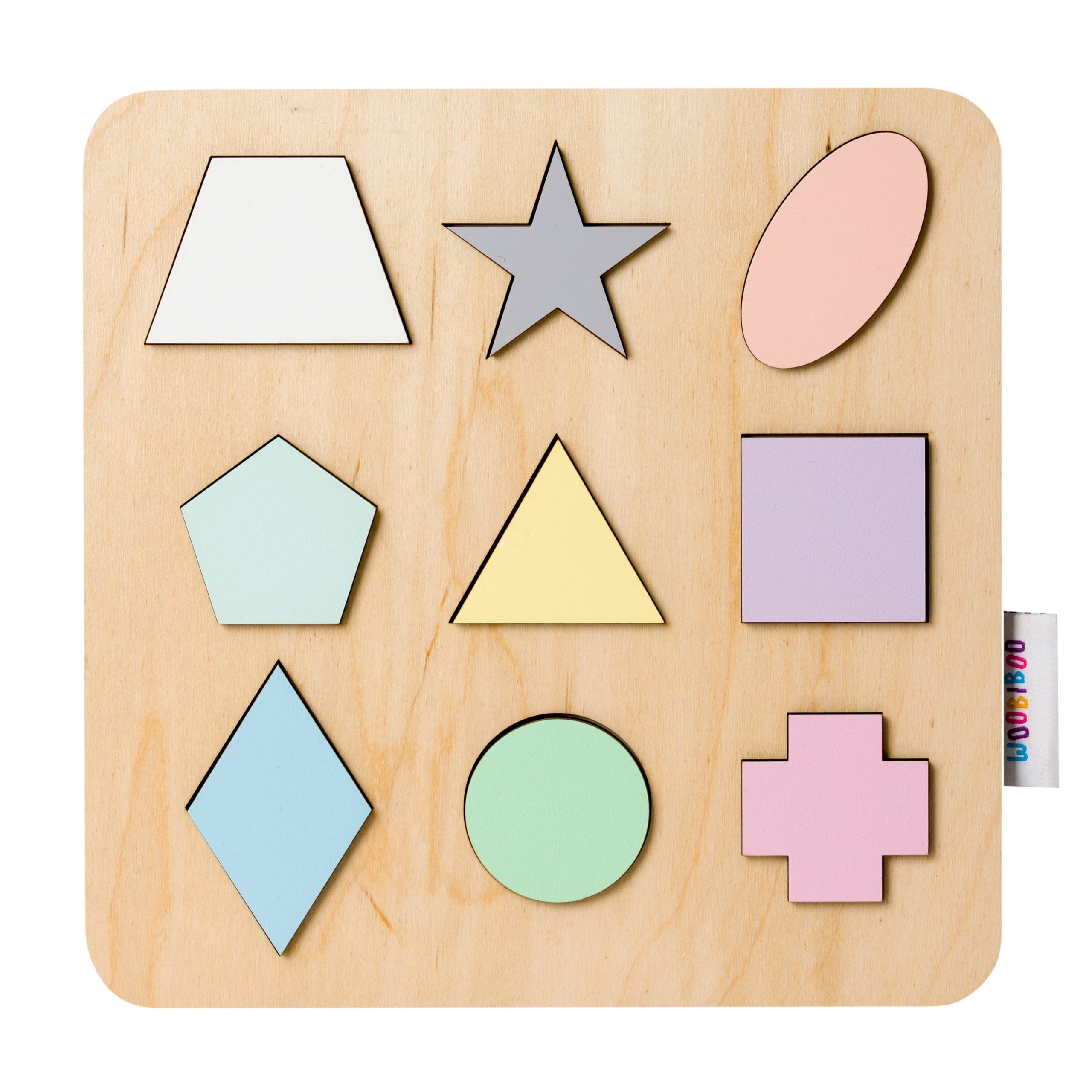 Wooden Puzzle Shapes Sorter
