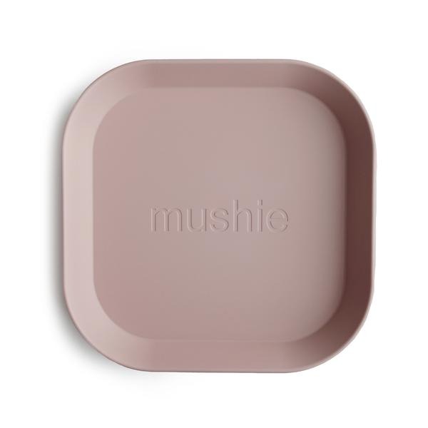 Square Dinnerware Plate Blush, Set of 2 - MyLullaby