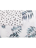 Bamboo Cotton Muslin Squares Dots & Palms - MyLullaby