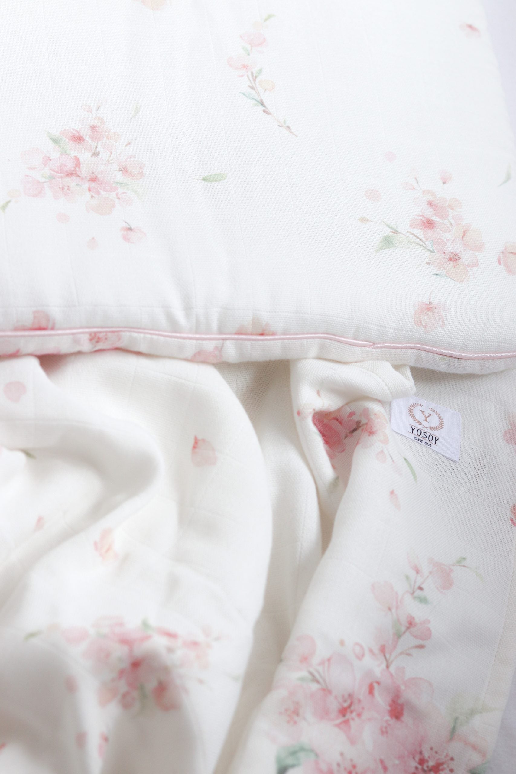 Bamboo Baby Pillow Japanese Flowers - MyLullaby
