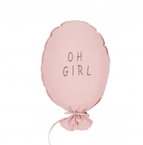 Balloon Pillow Oh Girl Dusty Pink - MyLullaby