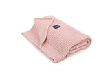 Poofi Organic Knitted Honeycomb Blanket (Vintage Pink)